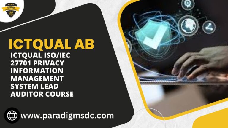 ICTQual ISO/IEC 27701 Privacy Information Management System Lead Auditor Course