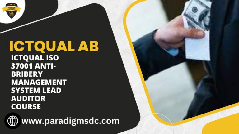 ICTQual ISO 37001 Anti-Bribery Management System Lead Auditor Course