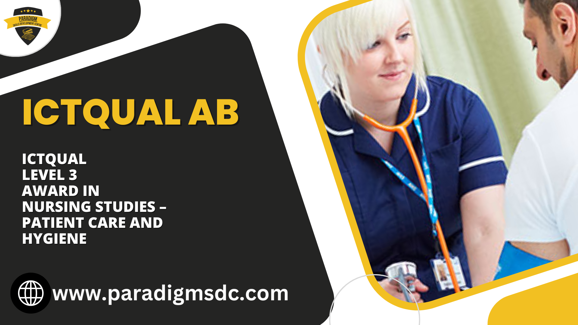 ICTQual Level 3 Award in Nursing Studies – Patient Care and Hygiene