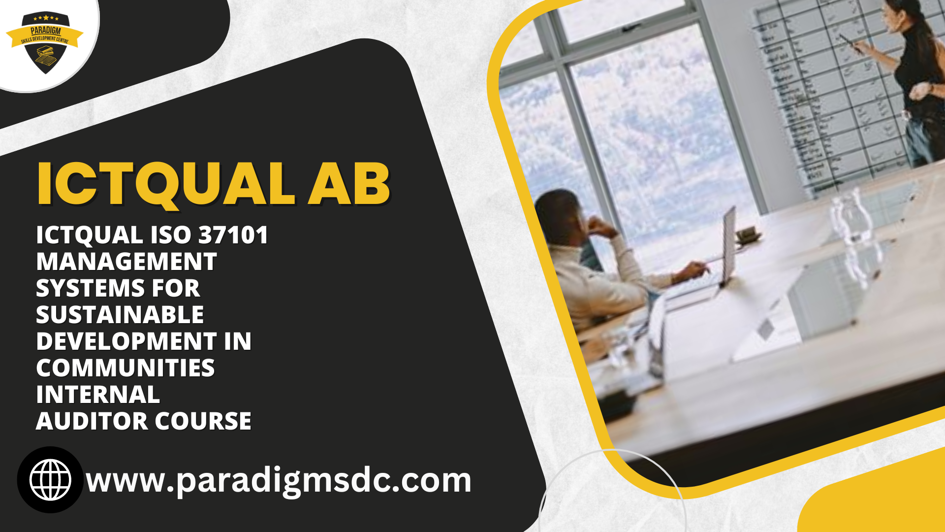 ICTQual ISO 37101 Management Systems for Sustainable Development in Communities Internal Auditor Course