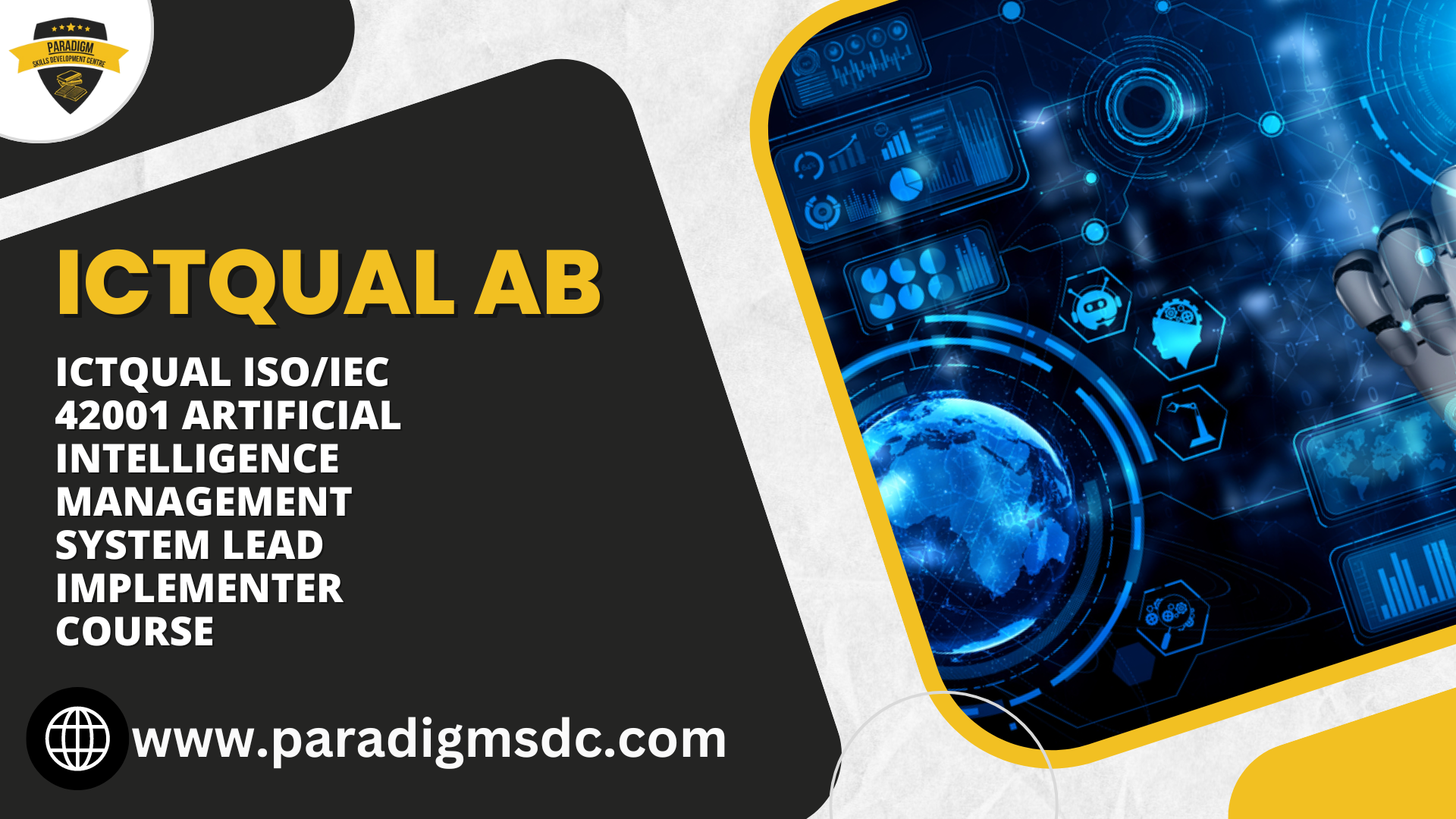 ICTQual ISO/IEC 42001 Artificial Intelligence Management System Lead Implementer Course