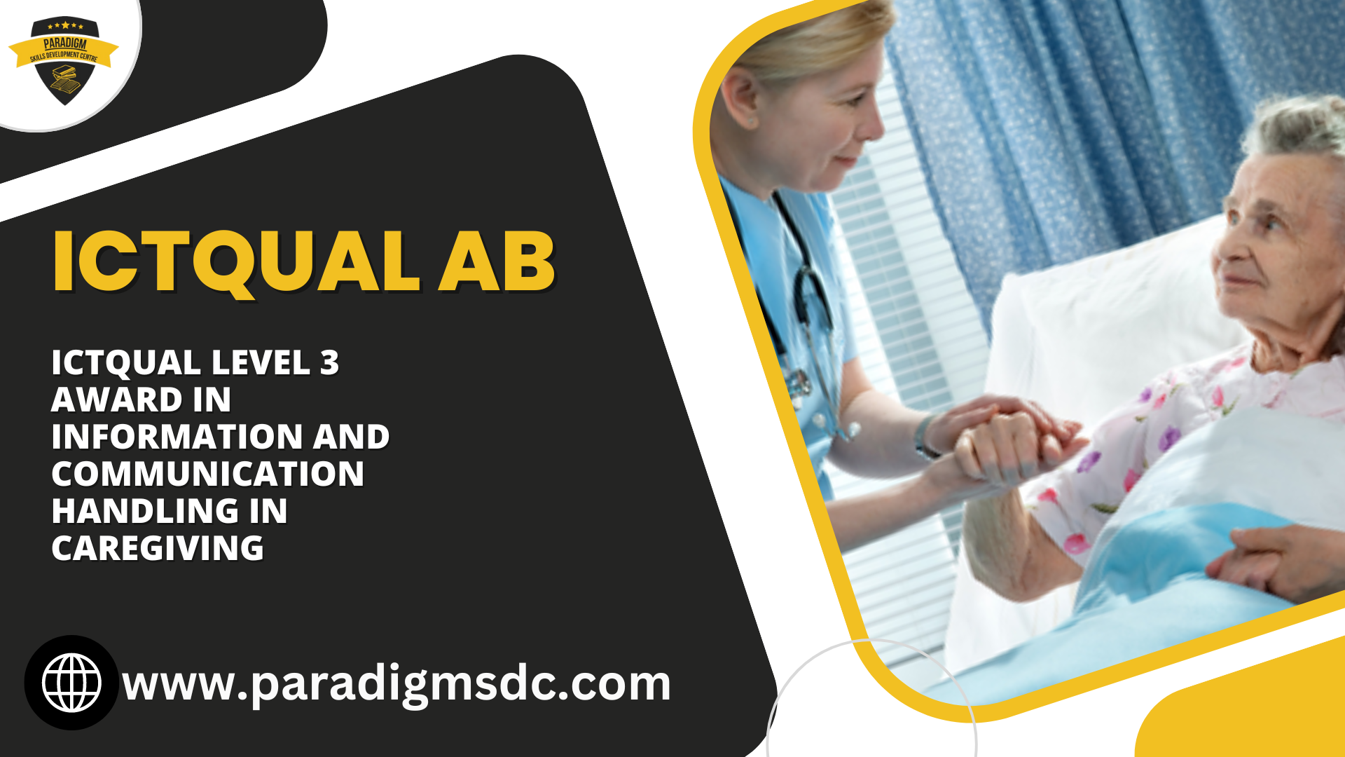 ICTQual Level 3 Award in Information and Communication Handling in Caregiving