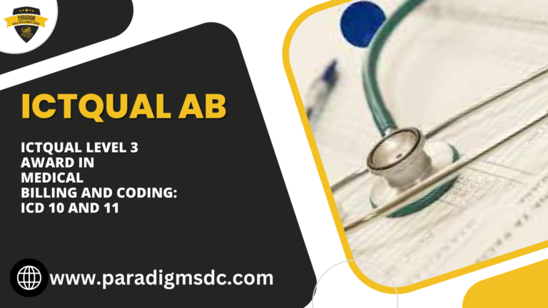 ICTQual Level 3 Award in Medical Billing and Coding: ICD 10 and 11