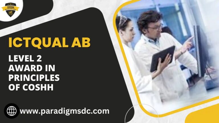 ICTQual Level 2 Award in Principles of COSHH