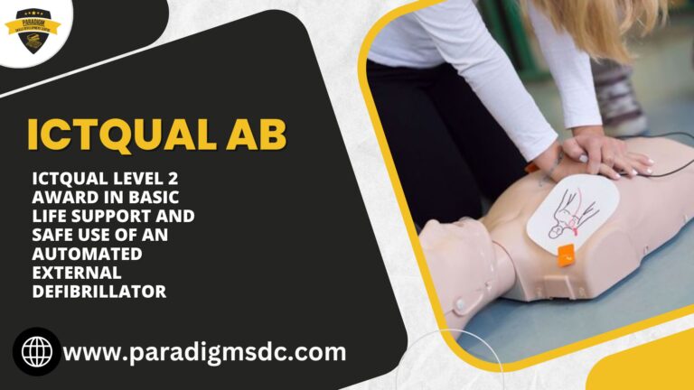 ICTQual Level 2 Award in Basic Life Support and Safe Use of an Automated External Defibrillator