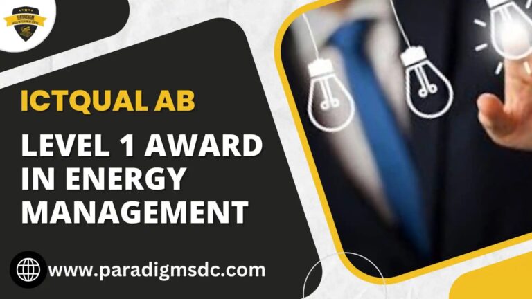 ICTQual Level 1 Award in Energy Management