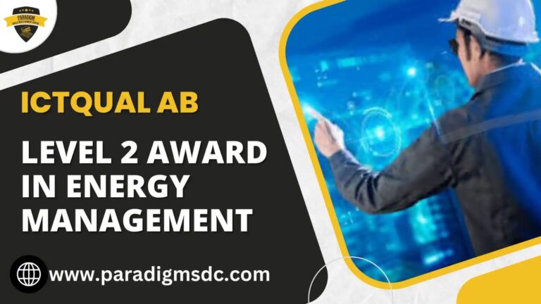 ICTQual Level 2 Award in Energy Management