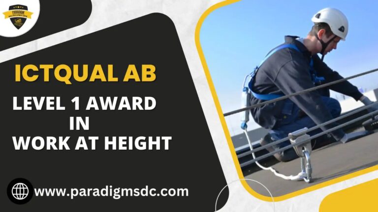 ICTQual Level 1 Award in Work at Height