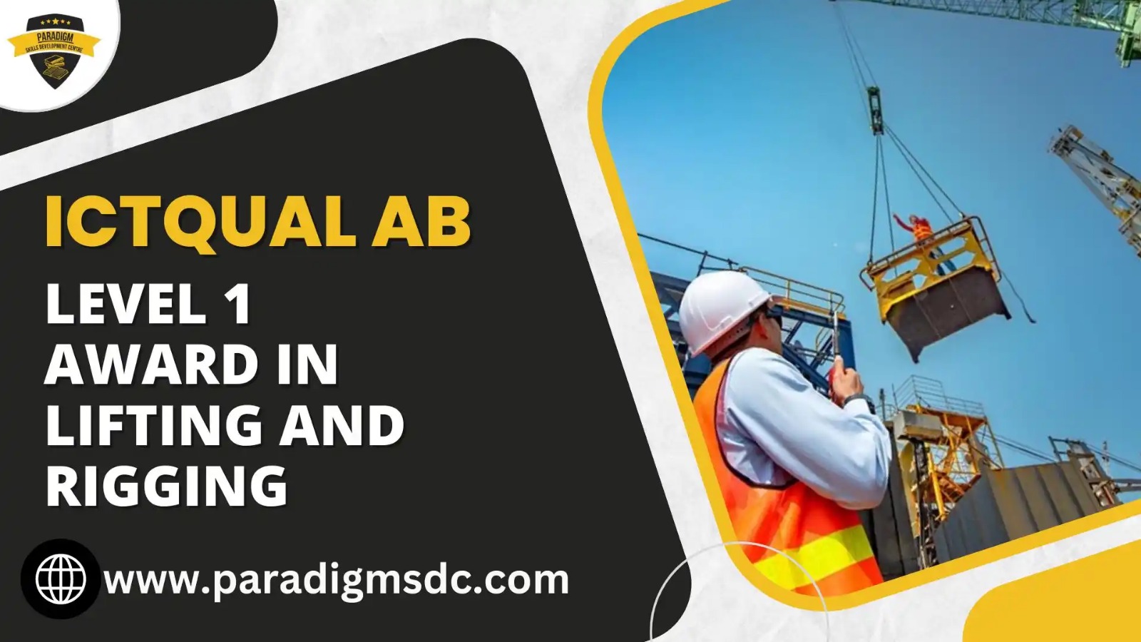 ICTQual Level 1 Award in Lifting and Rigging