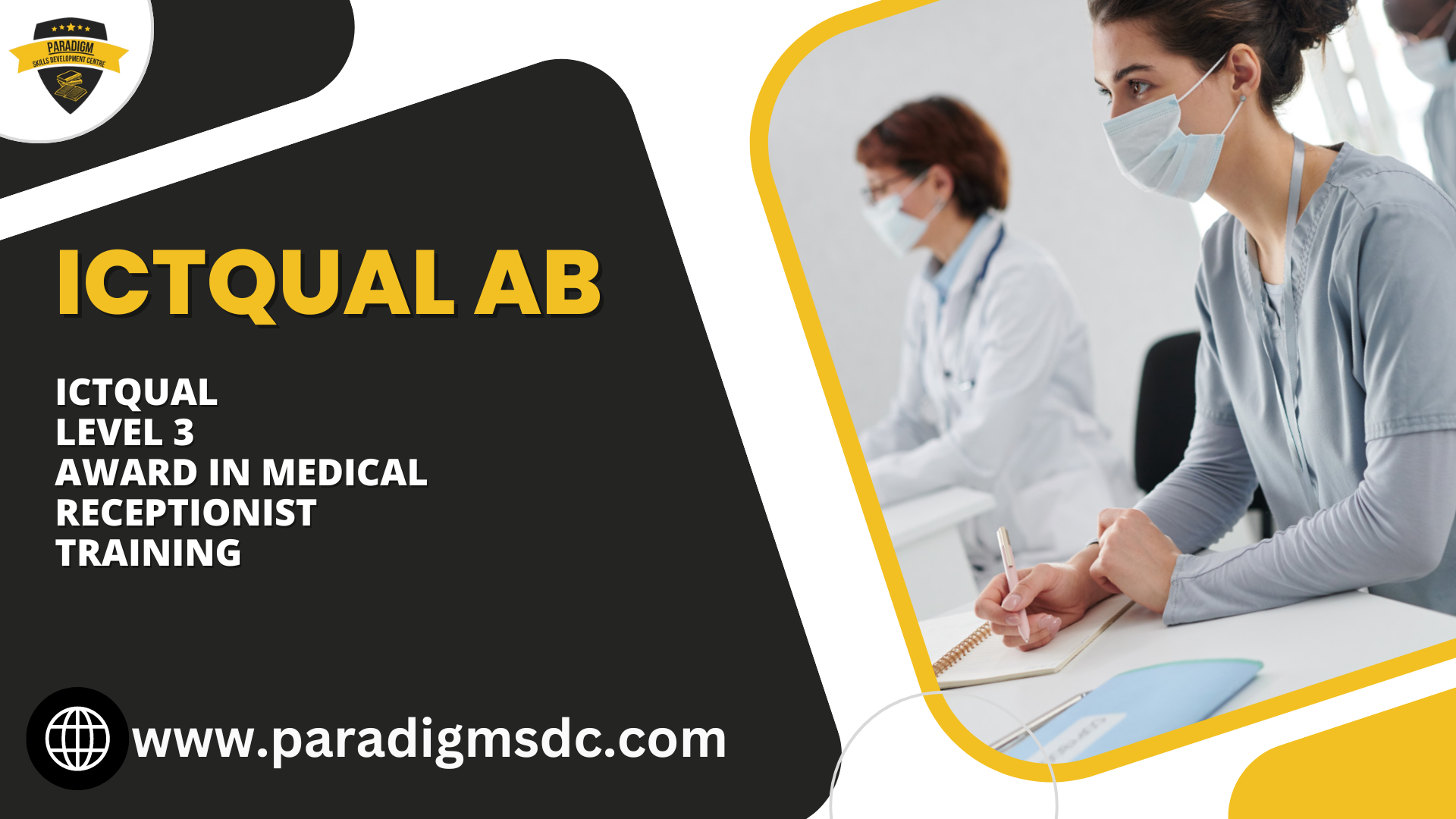 ICTQual Level 3 Award in Medical Receptionist Training