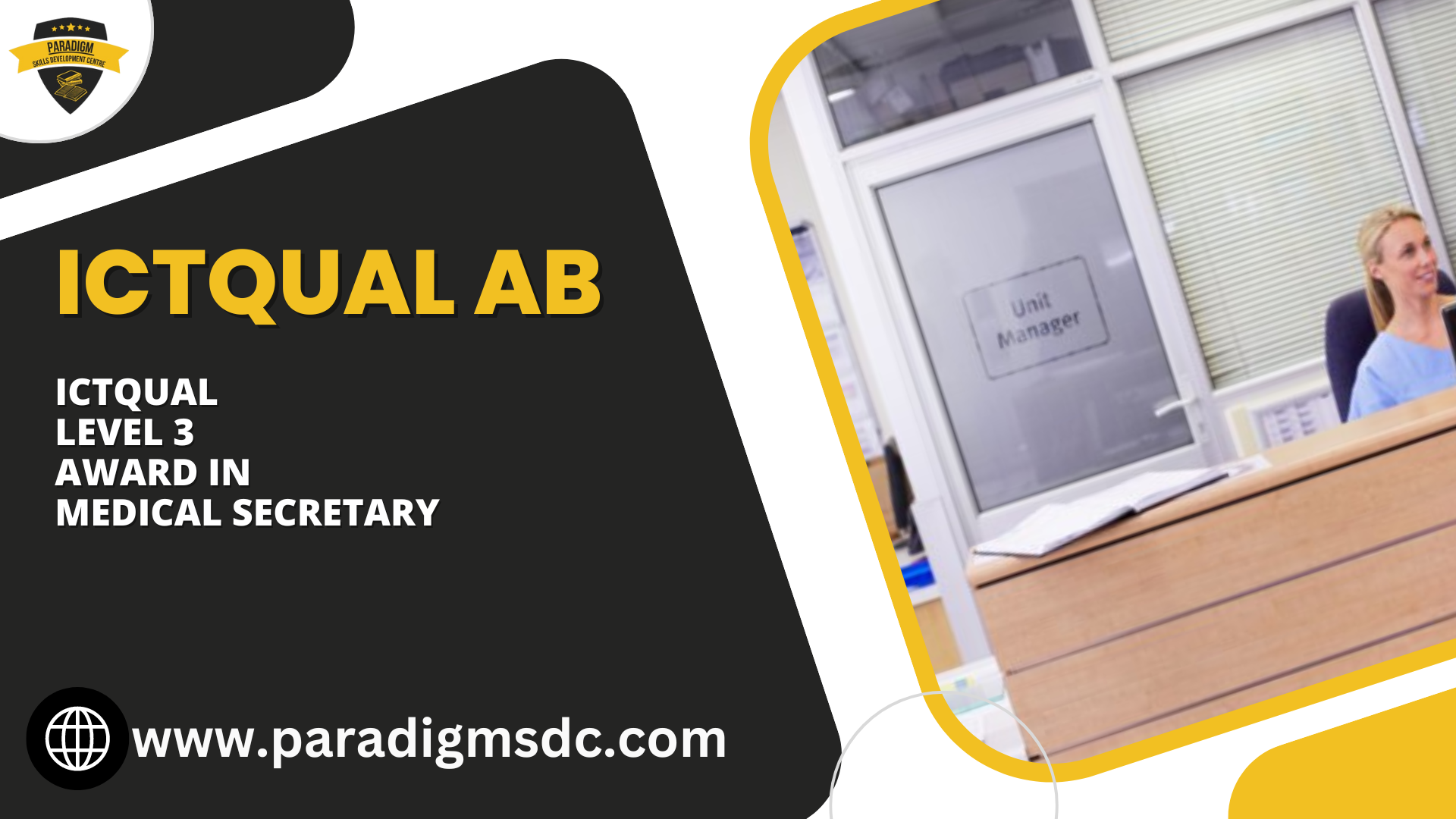 ICTQual Level 3 Award in Medical Secretary