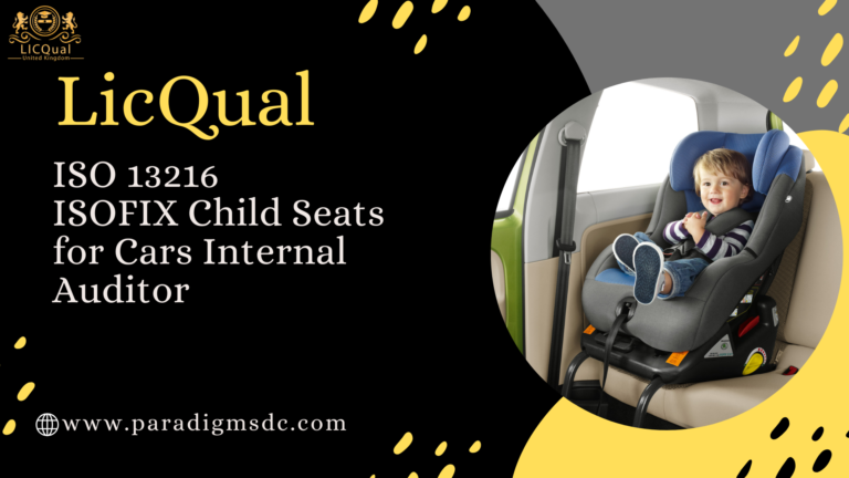 ISO 13216 ISOFIX Child Seats for Cars Internal Auditor