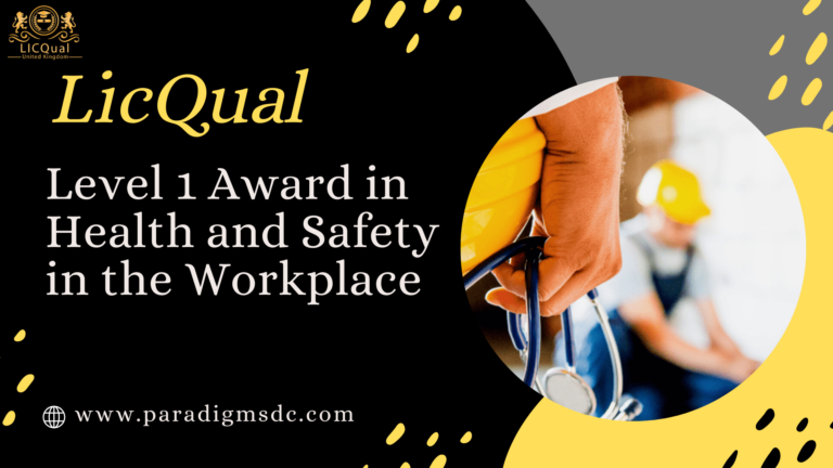 Level 1 Award in Health and Safety in the Workplace