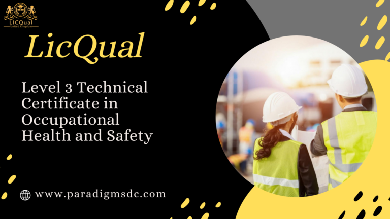 Level 3 Technical Certificate in Occupational Health and Safety