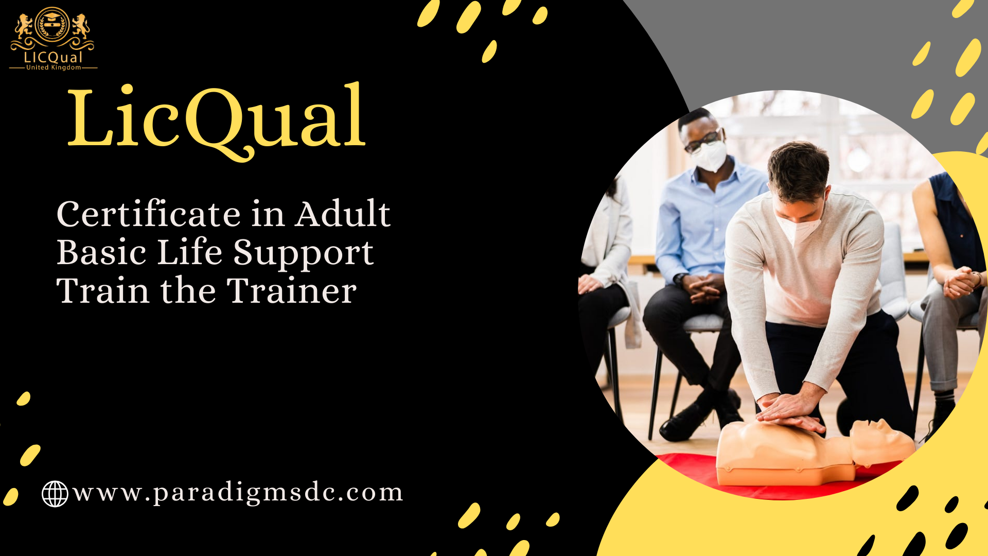 Certificate in Adult Basic Life Support Train the Trainer