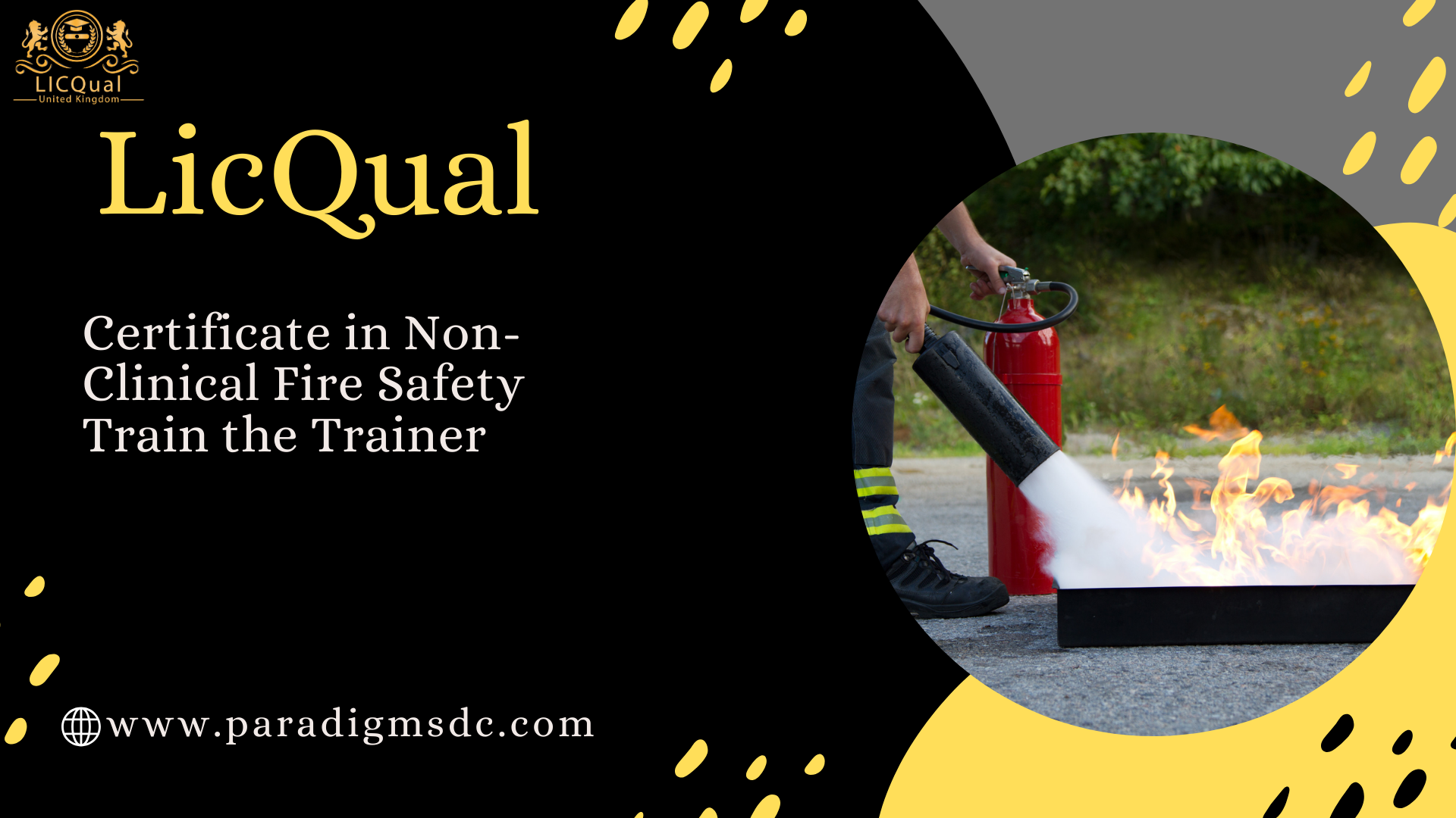 Certificate in Non-Clinical Fire Safety Train the Trainer