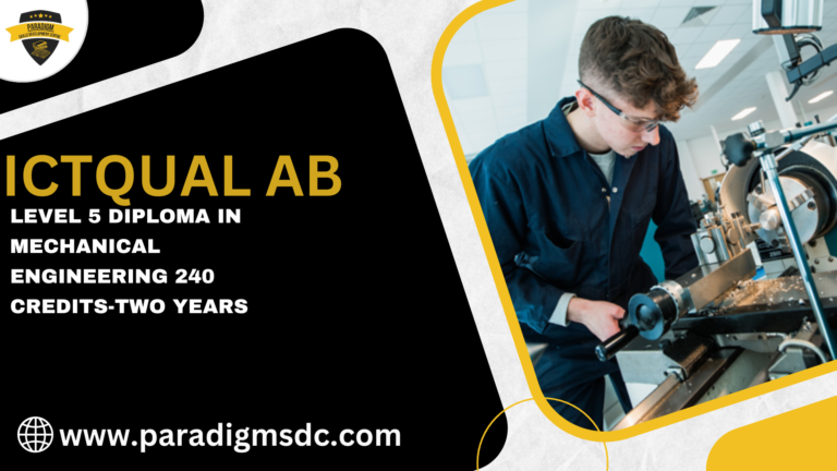 ICTQual Level 5 Diploma in Mechanical Engineering 240 Credits-Two Years