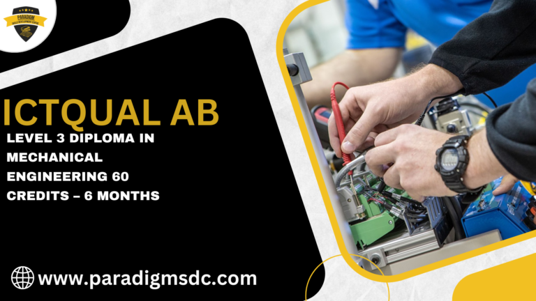 ICTQual Level 3 Diploma in Mechanical Engineering 60 Credits – 6 Months