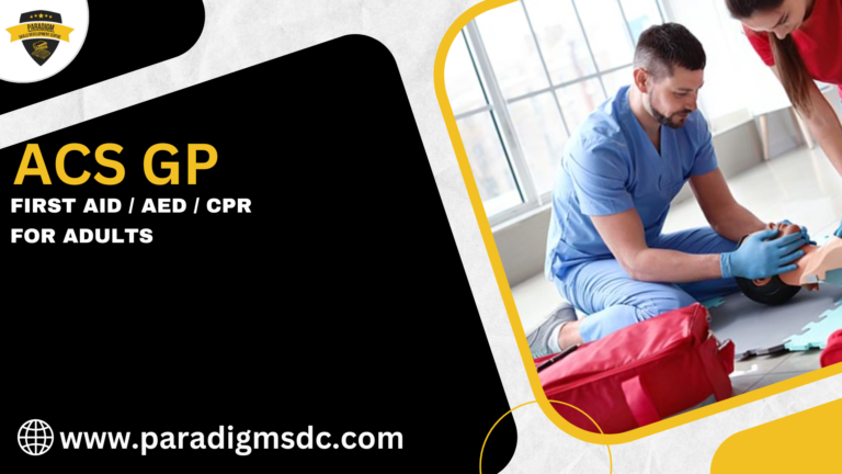 First AID / AED / CPR for adults