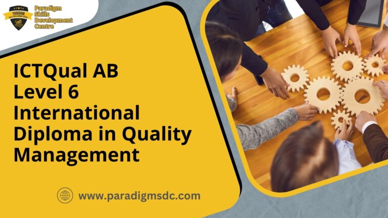 ICTQual AB Level 6 International Diploma in Quality Management