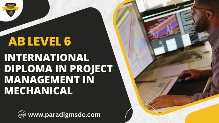 ICTQual AB Level 6 International Diploma in Project Management in Mechanical
