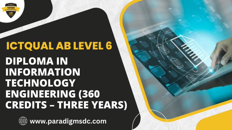 ICTQual Level 6 Diploma in Information Technology Engineering (360 Credits – Three Years)