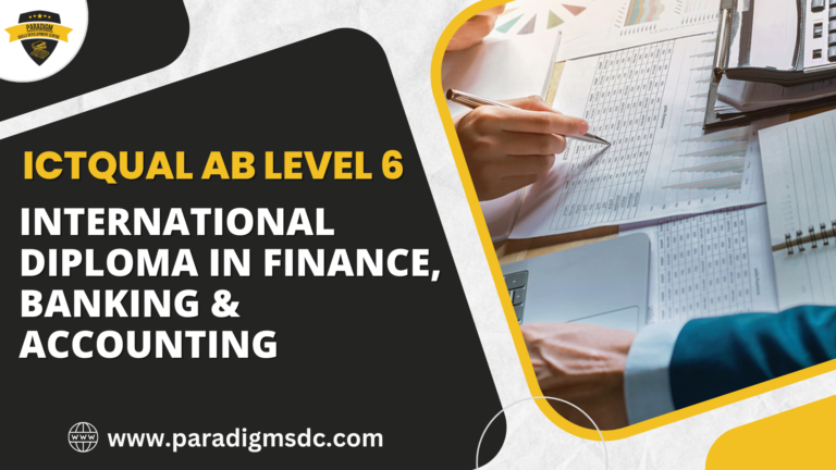ICTQual AB Level 6 International Diploma in Finance, Banking & Accounting