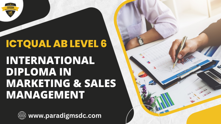 ICTQual AB Level 6 International Diploma in Marketing & Sales Management