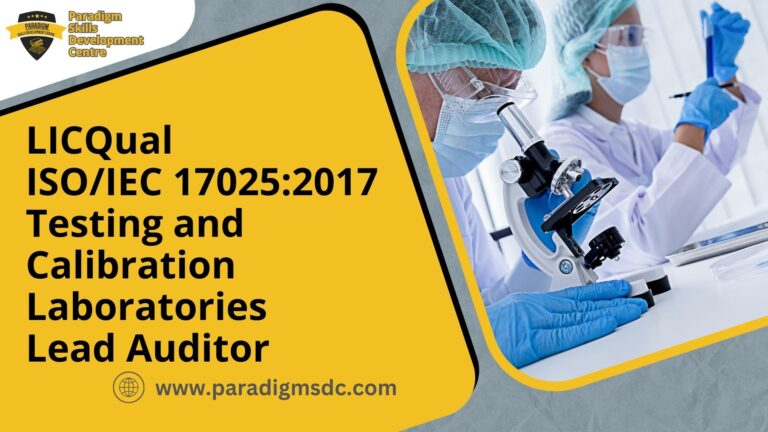 LICQual ISO/IEC 17025:2017 Testing and Calibration Laboratories Lead Auditor