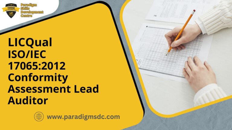 LICQual ISO/IEC 17065:2012 Conformity Assessment Lead Auditor